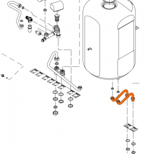 Trubka přívodu zásobníku M75 H - THR/THRi ZRUŠENO